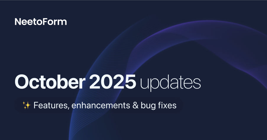 October 2025 - Progress bar, thank you page redesign, Outlook integration and more