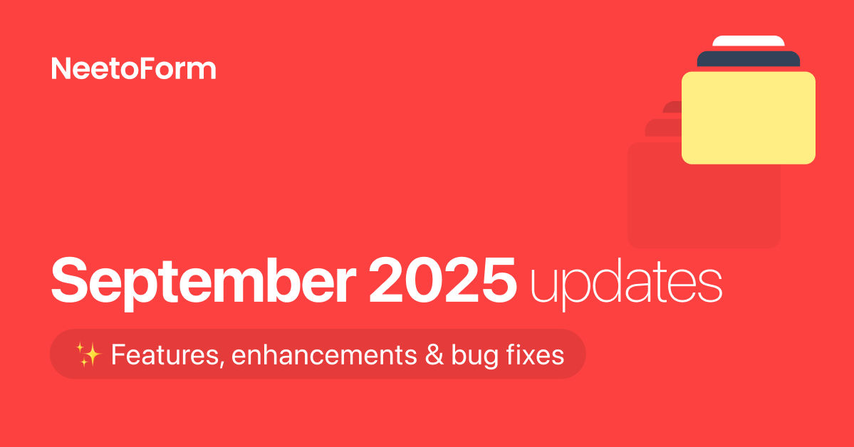 September 2025 updates - Product list, cloning of conditional logic and more