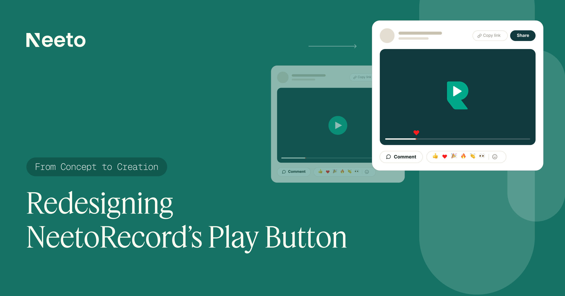 Story behind redesigned NeetoRecord play button