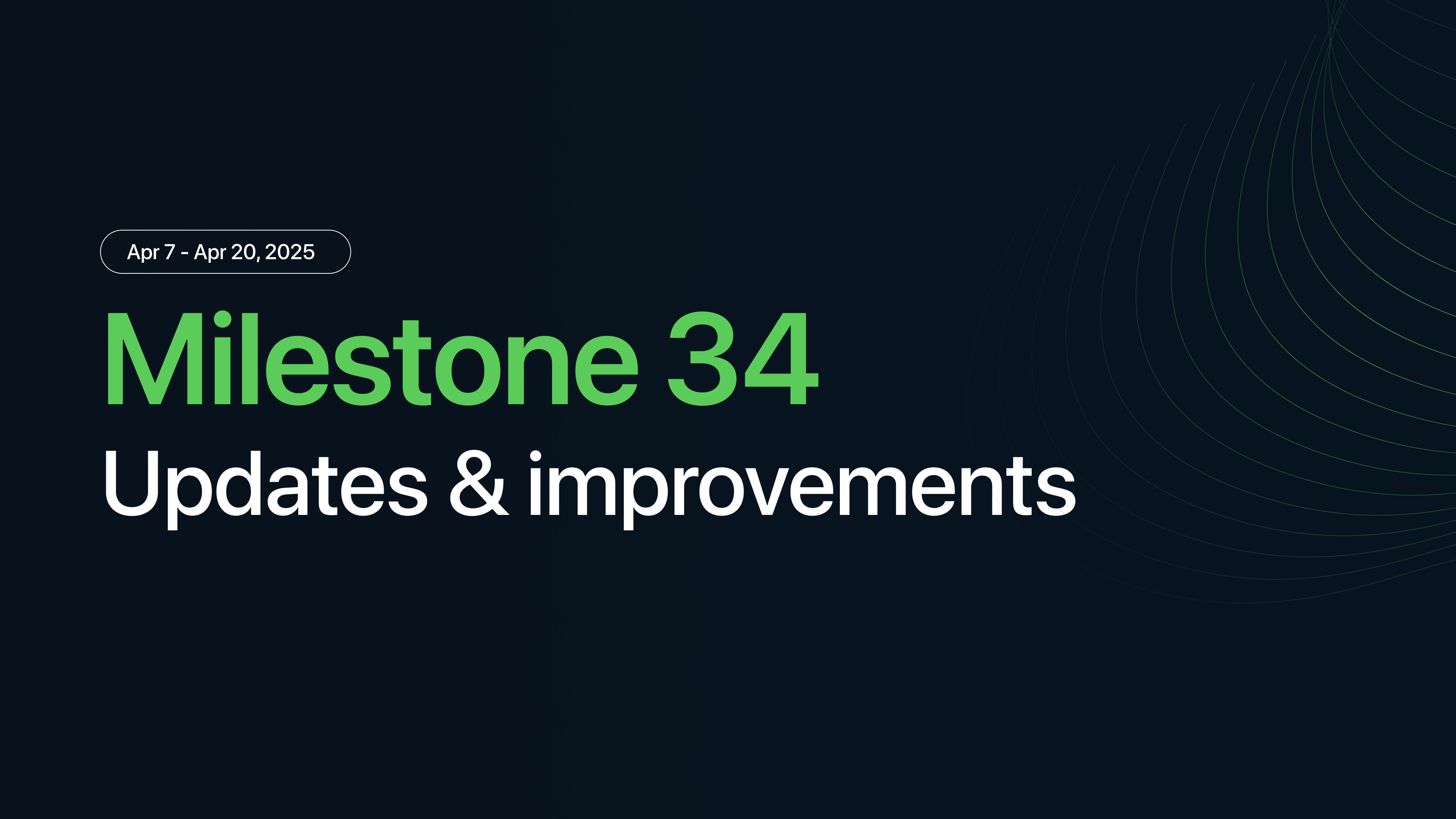 Milestone M34 - better GitHub integration, Plausible and more bug fixes