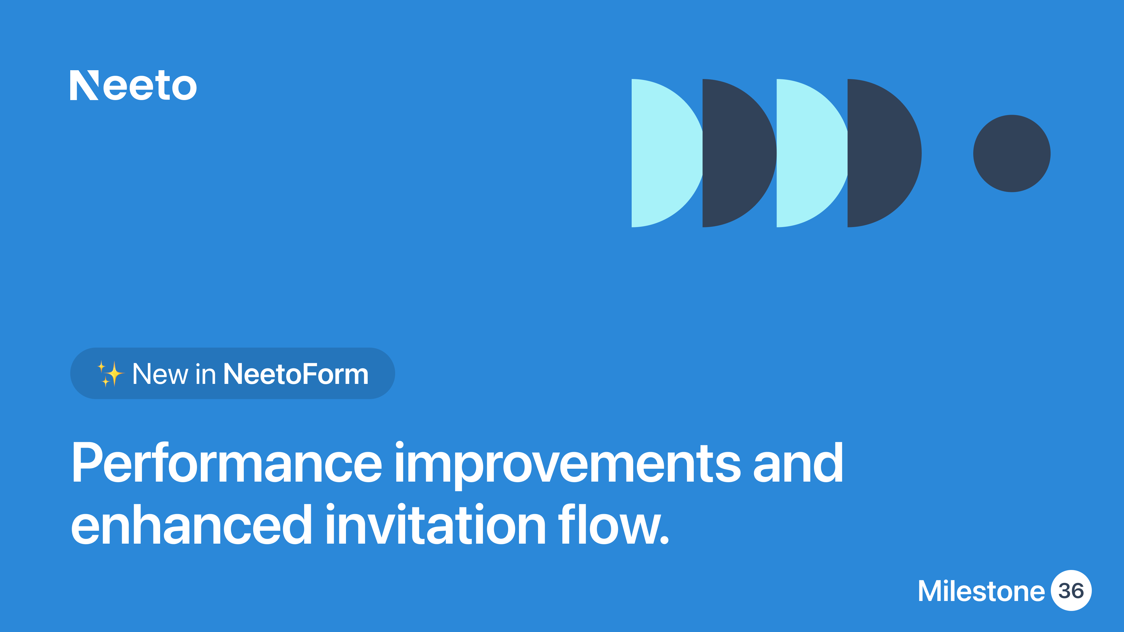 Milestone M36 - Performance improvements and enhanced invitation flow