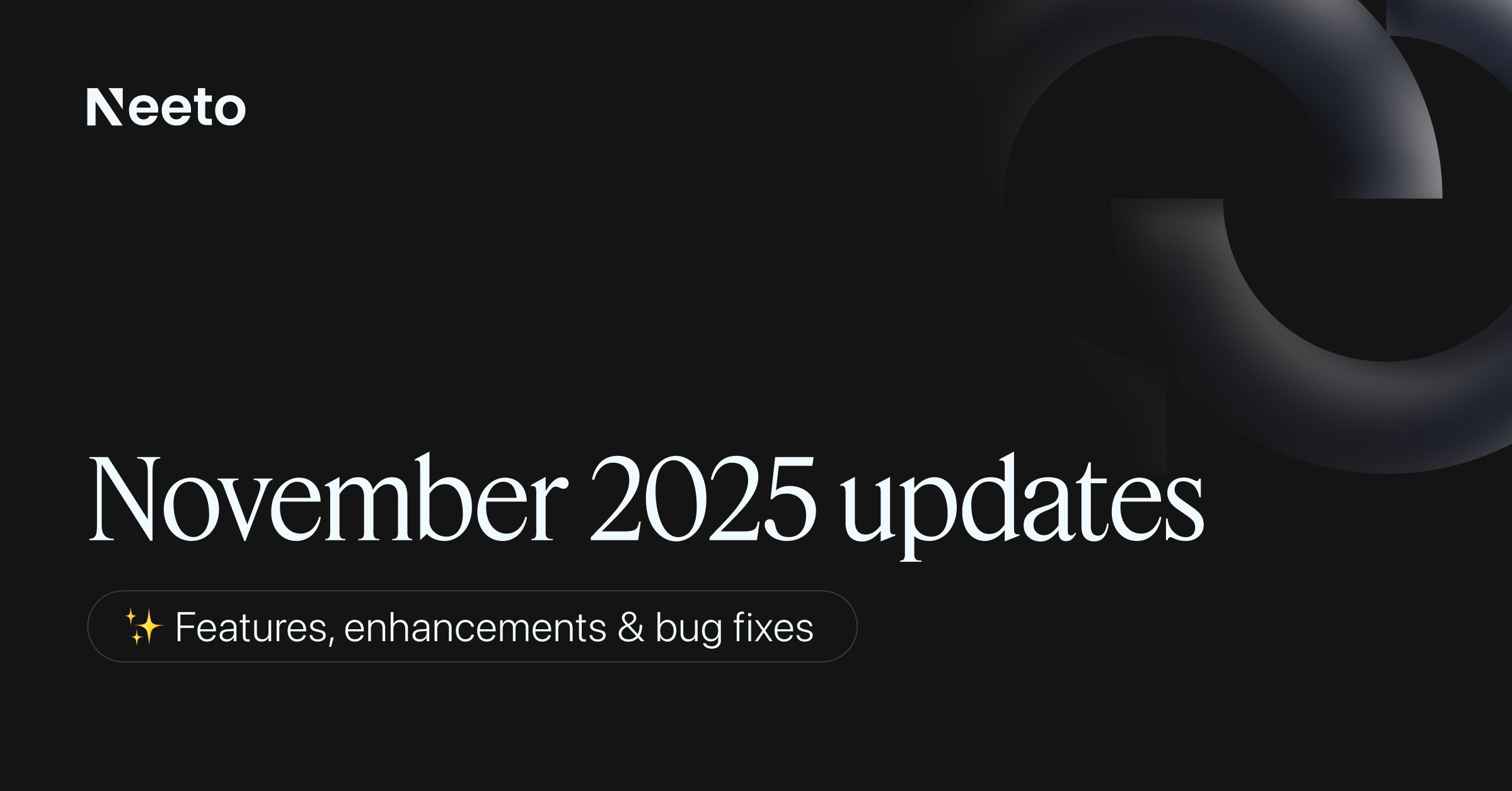 Neeto Product Metrics for November 2025