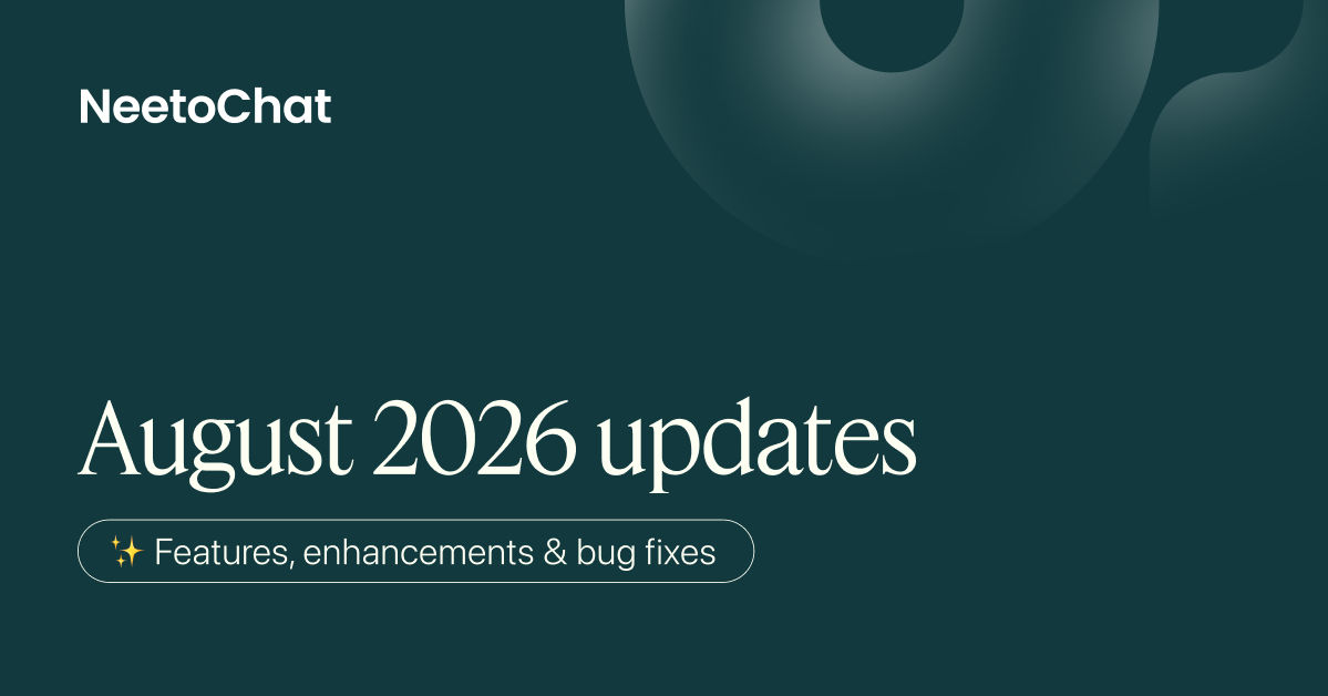 August 2026 updates - longer-lived reply links, and widget fixes